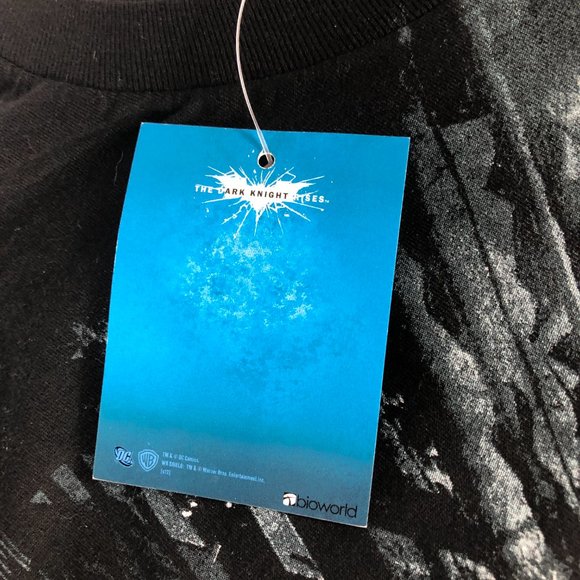 The Dark Night Shirt Men Extra Large Black Big Graphic Print T Shirt Batman 2008 - Picture 4 of 8